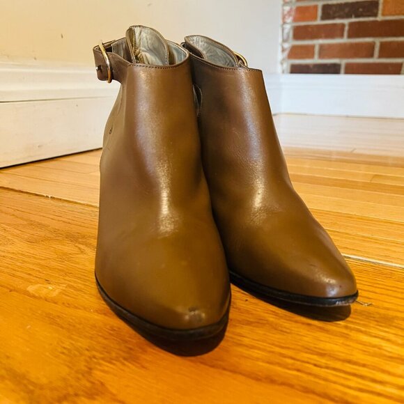 MAX MARA LEATHER BOOTIES Made in Italy EUR 39 US 8.5 - Picture 16 of 16